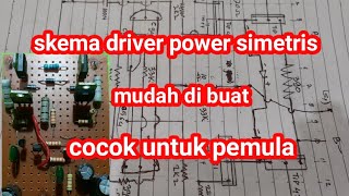 skema driver power simetris