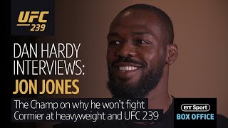 Jon Jones at his most candid | He met Dan Hardy to talk Cormier, heavyweights and Adesanya