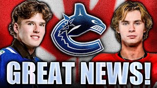 AWESOME CANUCKS NEWS: BRAEDEN COOTES LOOKS BETTER THAN WE THOUGHT + GAVIN MCKENNA HYPE
