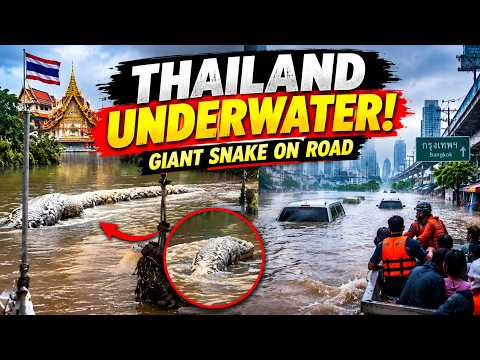 Thailand Floods: Bangkok Submerged, Lives Lost | GIANT SNAKE on Road | World News