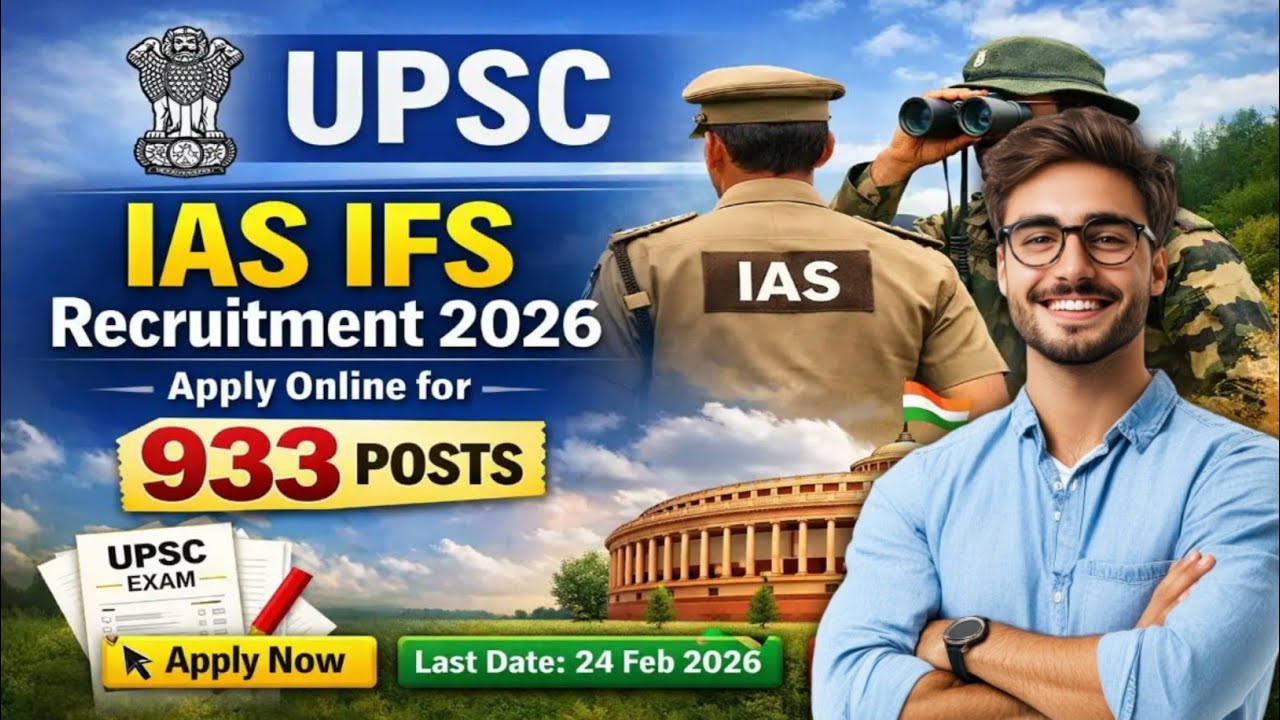 UPSC IAS/IFS RECRUITMENT 2026 Online apply खुशखबरी 😍 संपूर्ण जानकारी 