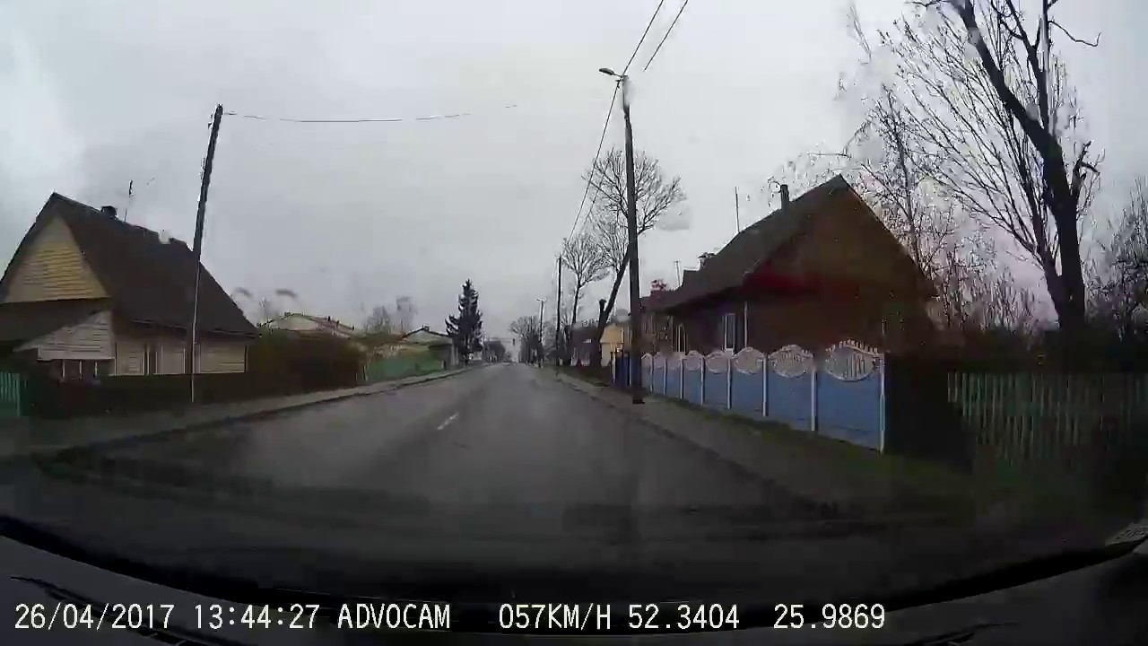 Коссово-Ивацевичи-Пинск 26-04-2017 (timelapse 4x)