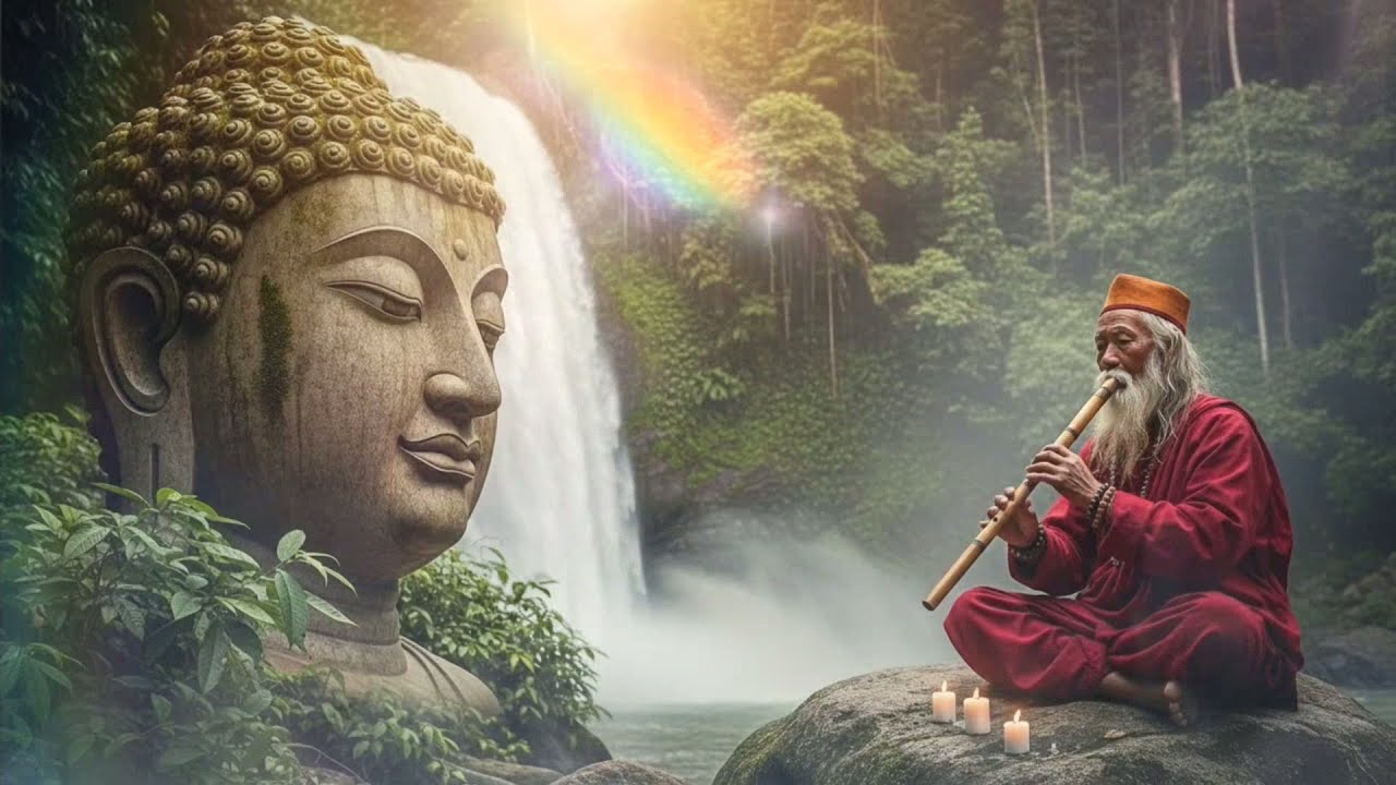 Ancient Forest Echoes: Tibetan Flute Melodies with Whispering Budha for Deep Tranquility
