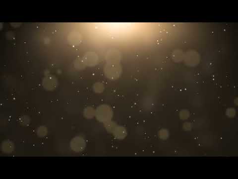 Golden Bokeh Black Screen Overlay
