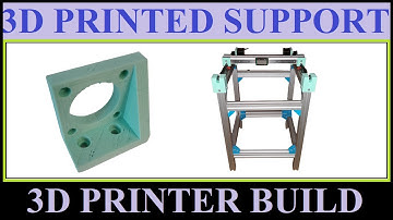 3D PRINTER BUILD PART 12 - X AXIS NEMA 17 MOTOR SUPPORT BLENDER 3D DESIGN