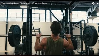 Kinobody - The Standing Press Challenge | 135 for Max Reps