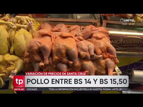 The price of pork rises in Santa Cruz, while the price of chicken falls.