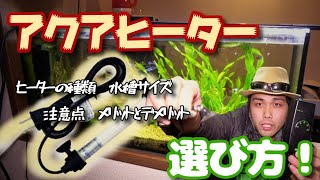 【アクアリウム】冬こそ重要！要結局ヒーターってどう選べばいいの？
