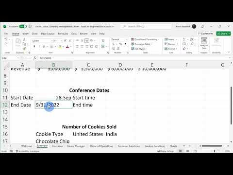 3-3. Enter data: Dates and times