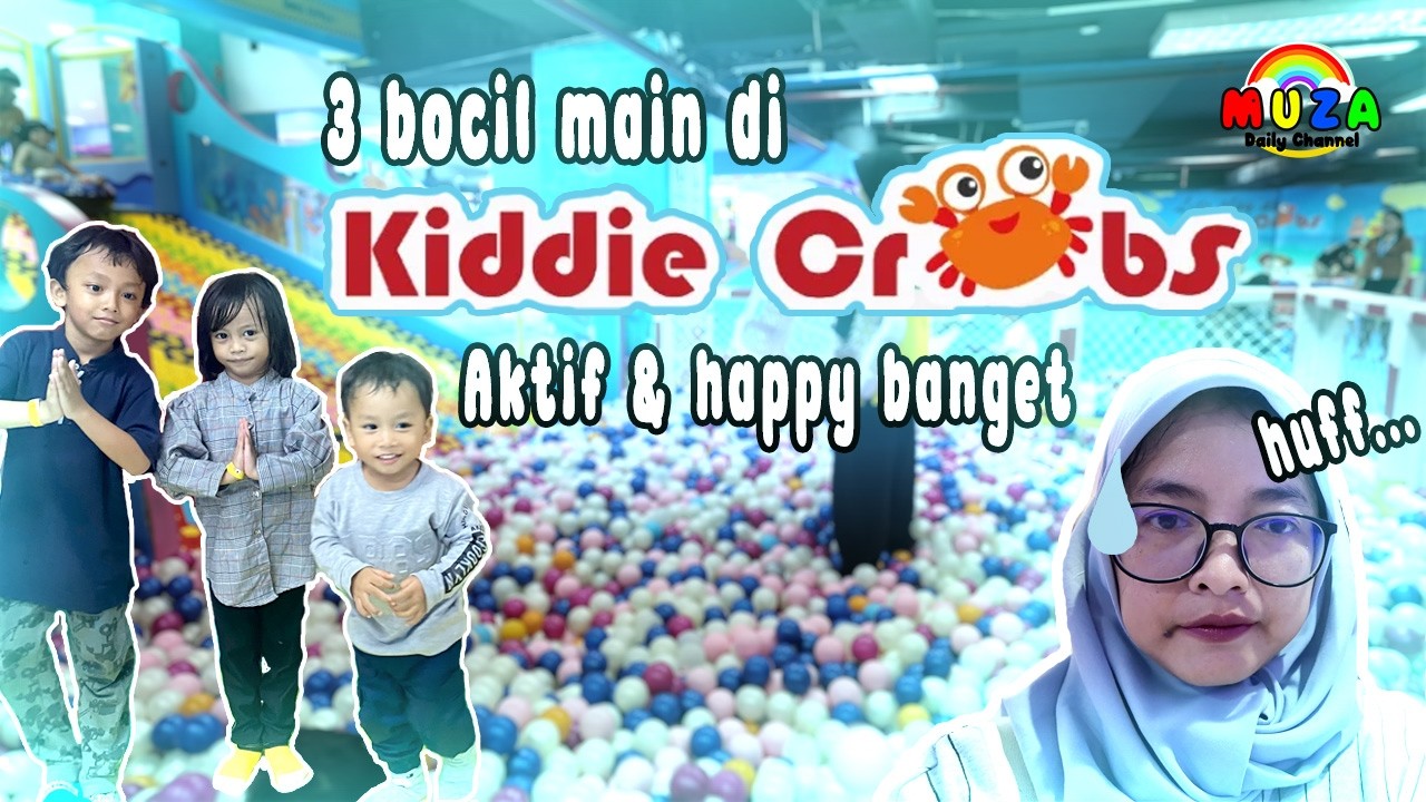 Playground ekonomis kualitas ga kalah sama yg elit || Kiddie crabs Plaza Slipi Jaya 🦀🌈