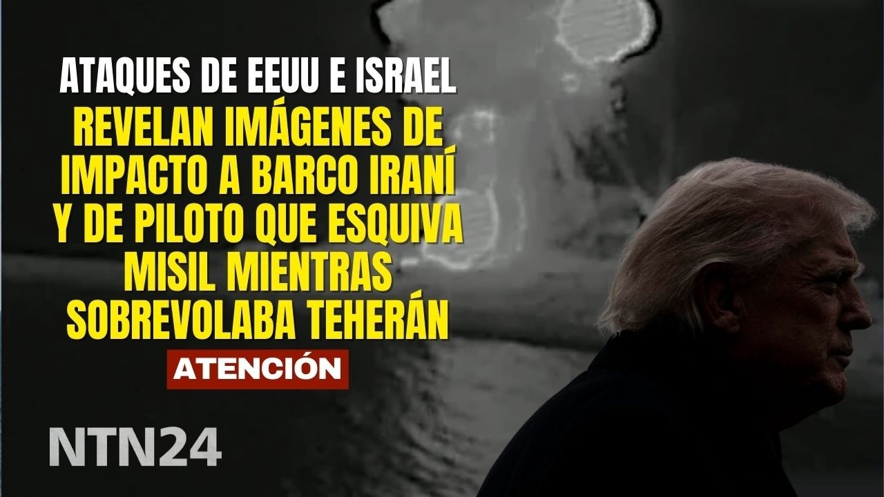 Revelan imágenes de impacto a barco iraní y de piloto que esquiva misil mientras sobrevolaba Teherán