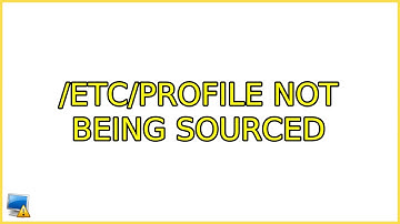 Ubuntu: /etc/profile not being sourced (3 Solutions!!)