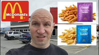 McDonald's New McShaker Fries! (Ramen & Tzatziki)