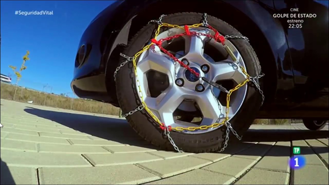 Cómo montar las cadenas para la nieve en el coche