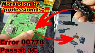 Passat C3 steering angle sensor fault... Fault finding and repair.