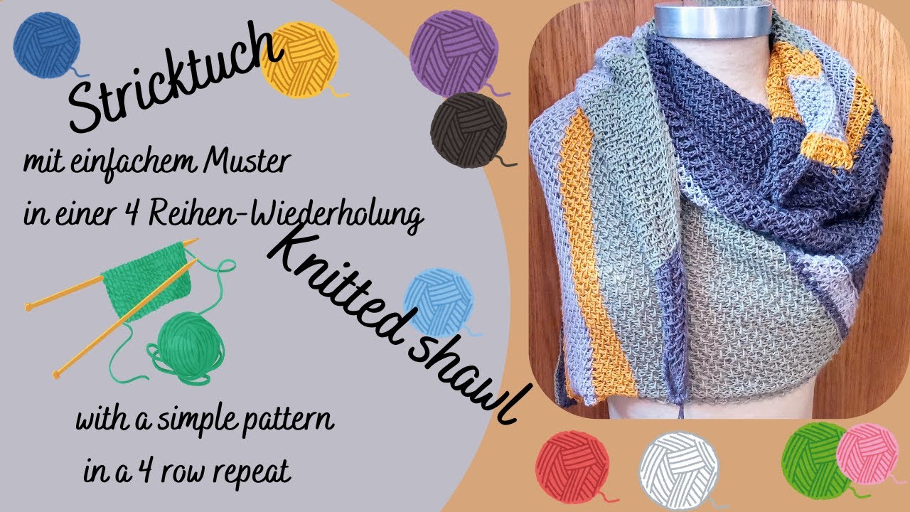 Stricktuch // Knitted Shawl