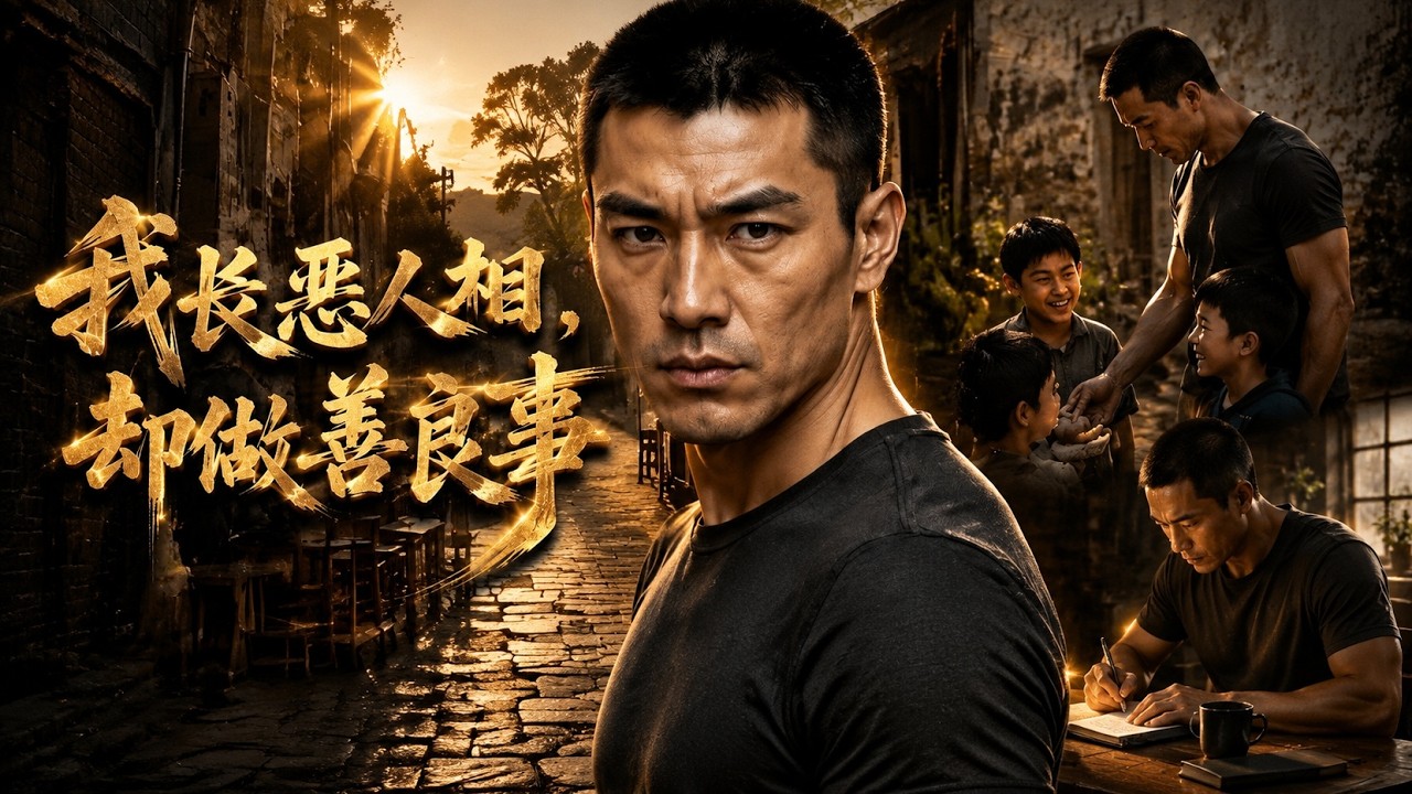 【高清全集】《我长恶人相，却做善良事》 #逆袭 #爱情 #甜宠 #反转 #热门短剧 #drama #爽剧 #電影 #精彩影视 #AI短剧