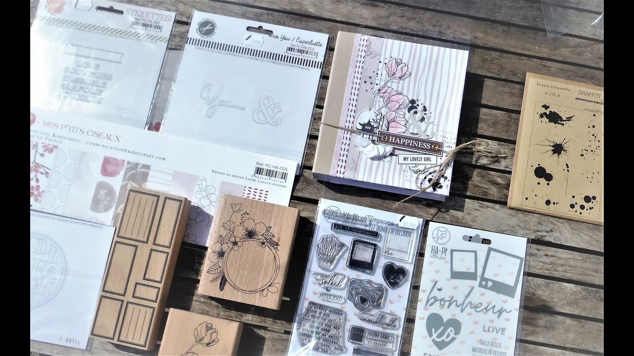 Tuto mini album avec la collection harmonie