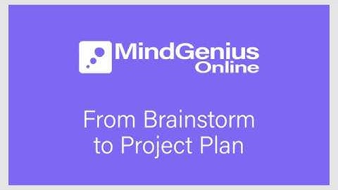 MindGenius Online: Getting Started
