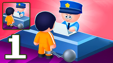 Police Station Idle - Gameplay Walkthrough Part 1 - Tutorial Build Police Station (Android, iOS)