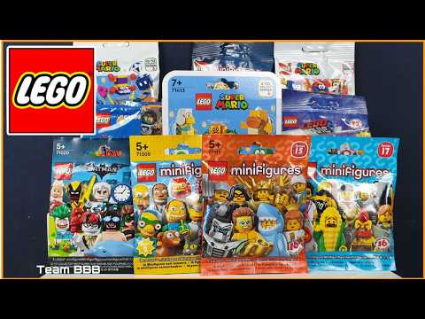 MEGA MIXED LEGO UNBOXING 8! Batman Simpsons Super Mario Harry Potter and more