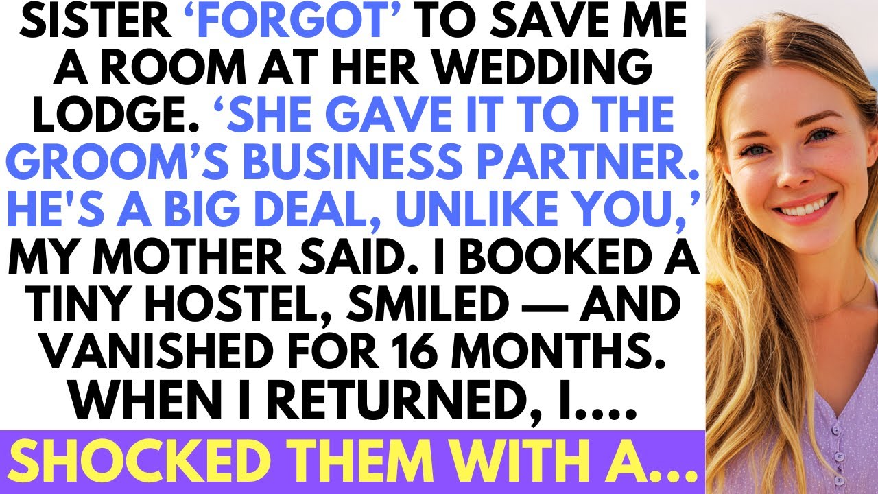 My Sister Didn’t Save Me A Room At Her Wedding, and My Mom Defender Her Decision. So I Disappeared…