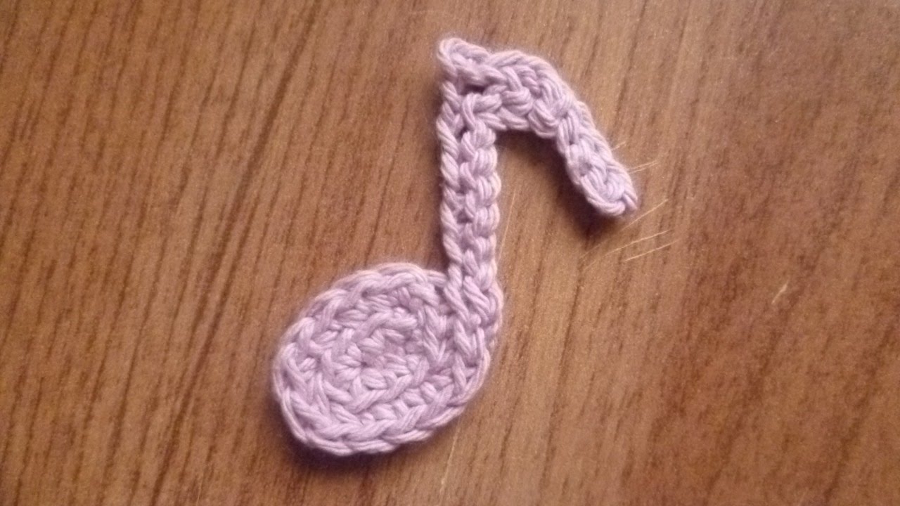 How To Make a Cute Crochet Music Note - DIY Crafts Tutorial