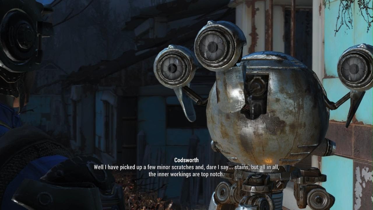 Fallout 4 different starter convention with codsworth