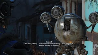 Fallout 4 different starter convention with codsworth