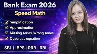 speed Math Masterclass  For Bank Exams  Day109  Er Soni Jha  Sbi Ibps Rrb  Bank Exam 2026