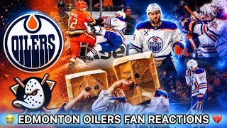 OILERS FANS LOSE IT😡 || OILERS FANS PAINFUL REACTIONS TO SEASON ENDING 5-2 LOSS AGAINST THE DUCKS😭