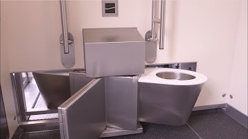 The Revolving Toilet by Sanitronics, a revolutionary self cleaning toilet, by Business Insider