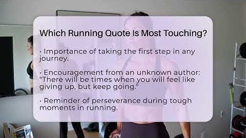 Which Running Quote Is Most Touching? - Running Beyond Limits