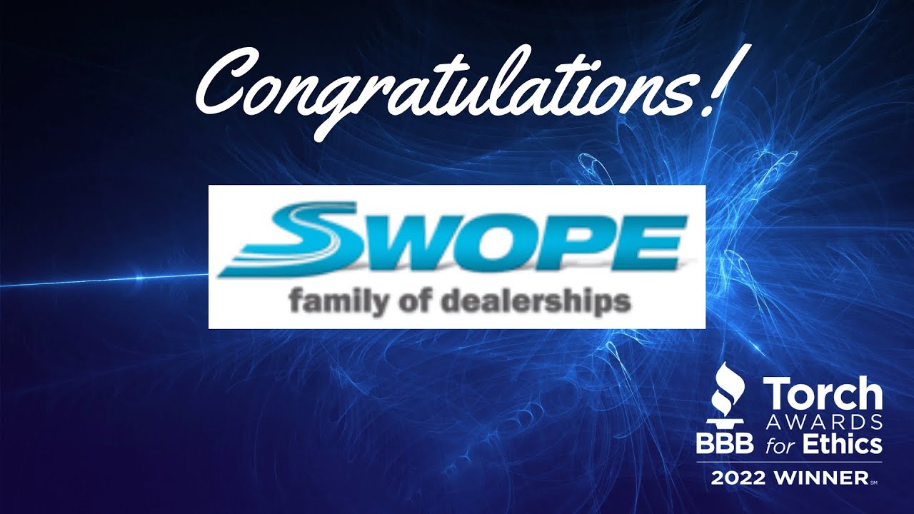 2022 Torch Award Winner - Swope Family of Dealerships
