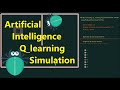 Machine learning AI , pygame and pytorch simulation . Qlearning