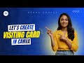 Canva Business Card Design Tutorial (Perfect for Beginners)