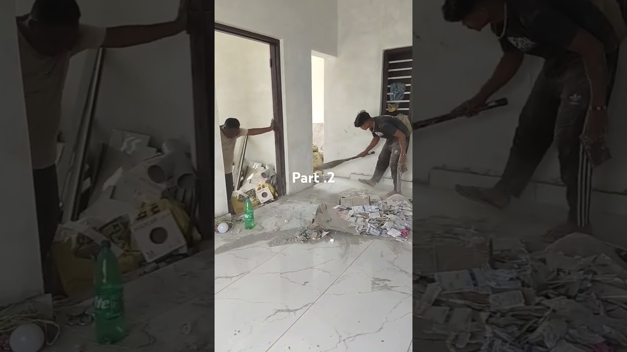 Tile floor cleaning #