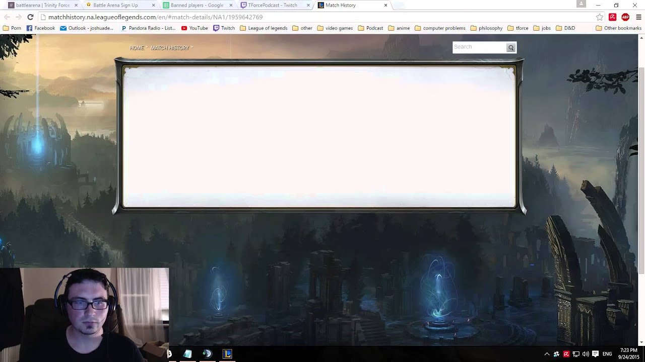 Battle Arena Game 1 9/24/2015