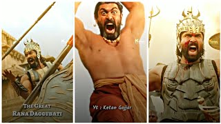 Rana Daggubati X Bad Guy Fullscreen Status | Bhalaldev | Rana Daggubati | Ketan Gajjar