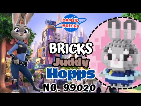 How To Build Nano Bricks Judy Hopps - Item No.99020 - #bricks #lego ...