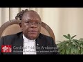 le Cardinal Fridolin Ambongo, président du SCEAM, invité du colloque sur l’écologie au Bénin.