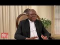 le Cardinal Fridolin Ambongo, président du SCEAM, invité du colloque sur l’écologie au Bénin.