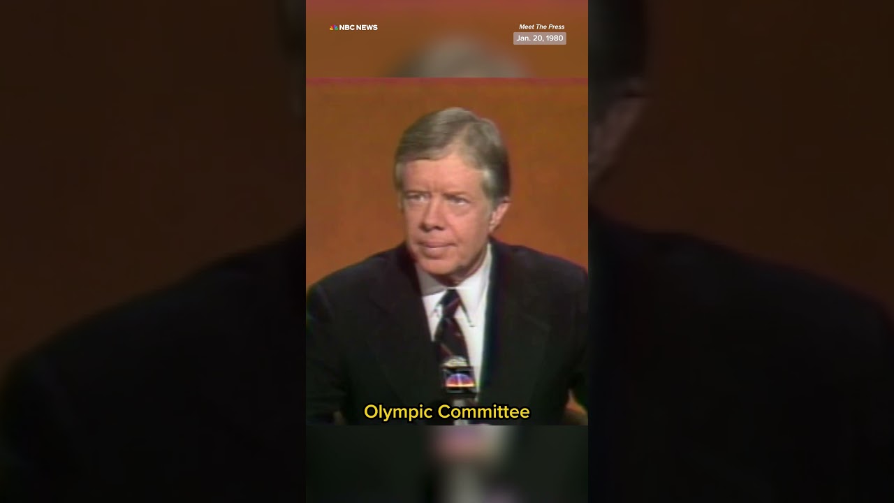 Jimmy Carter explains his decision to protest the 1980 Olympics