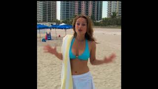 Famous Giada De Laurentiis beautiful in blue bikini #1 VIDEO LOOP! Net Worth