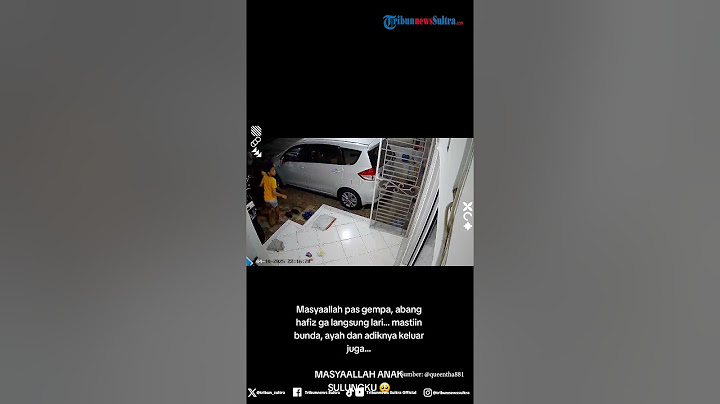 Aksi Tak Terduga Dilakukan Bocah saat Gempa, Masuk ke Rumah Dulu Pastikan Ayah, Ibu dan Adik Keluar