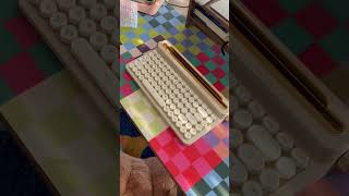 Unbox Five Below Vintage Typewriter Keyboard With Me #unboxing #wfh #asmr #desksetup #frugal