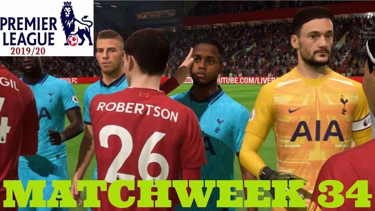 LIVERPOOL V TOTTENHAM: MATCHWEEK 34 