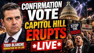 LIVE: Todd Blanche Confirmation Vote in Jeopardy Capitol Hill Erupts as GOP Support Cracks | N18G