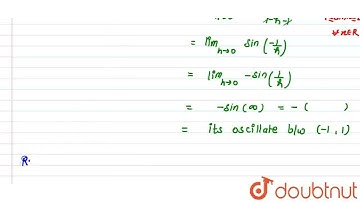 To show that lim_( x to 1)sin1/(x-1)does not exist. | CLASS 12 | LIMITS AND CONTINUITY | MATHS |...