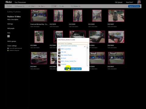 Flickr tutorial #1 Uploading, creating albums, and using options